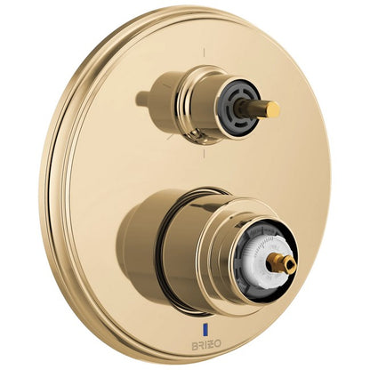 Brizo - Invari Pressure Balance Valve With Integrated 6-Function Diverter Trim - Less Handles