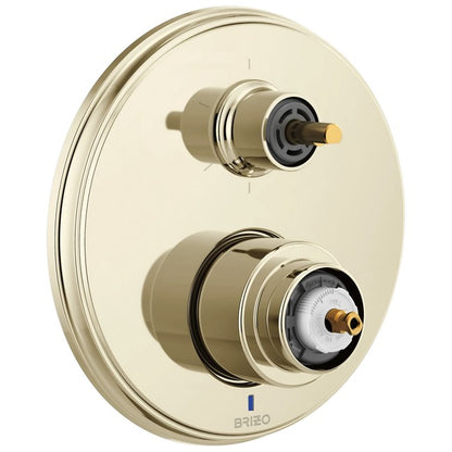 Brizo - Invari Pressure Balance Valve With Integrated 6-Function Diverter Trim - Less Handles