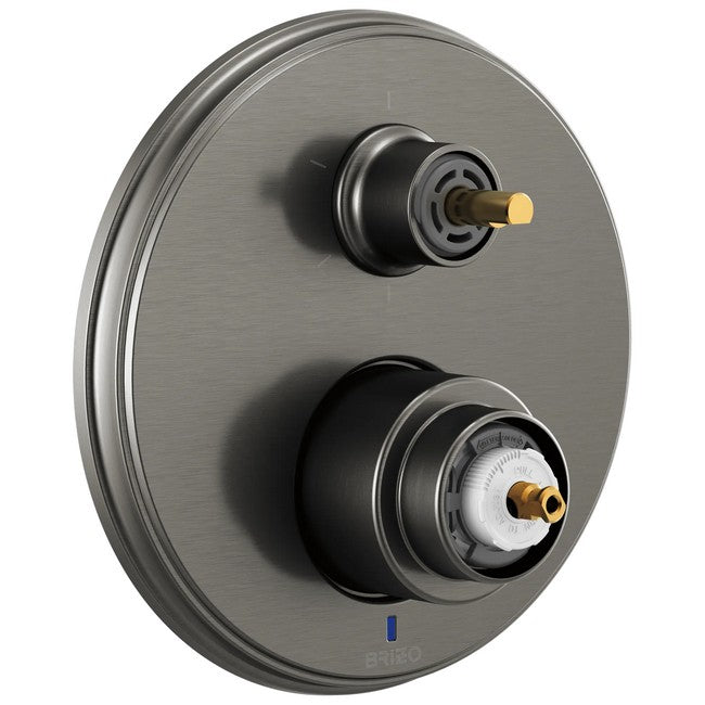 Brizo - Invari Pressure Balance Valve With Integrated 6-Function Diverter Trim - Less Handles