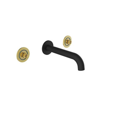 Baril - Air B80 Trim only for for 2 handles wall-mounted lavatory faucet (without handle), drain not included