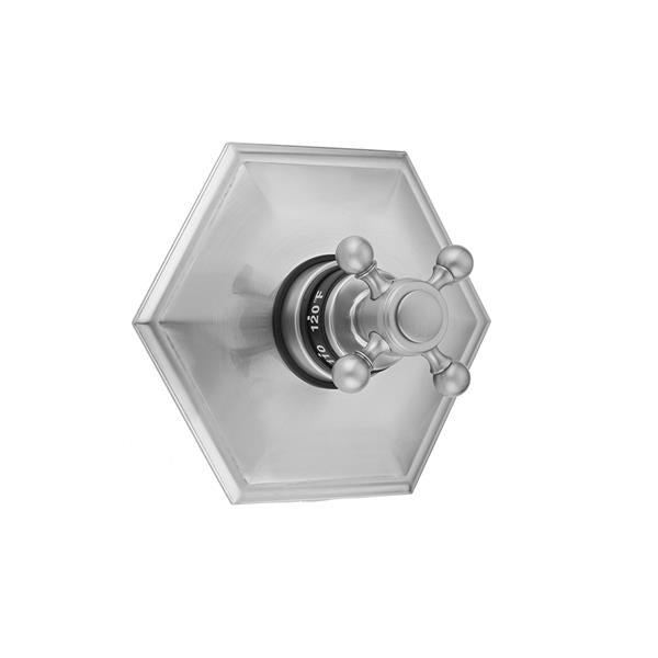 Jaclo - Hex Plate with Ball Cross Trim for Thermostatic Valves (J-TH34 & J-TH12)