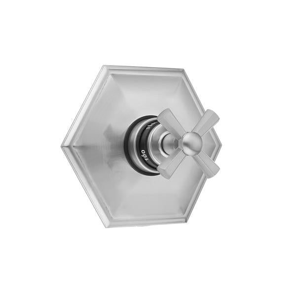 Jaclo - Hex Plate with Hex Cross Trim for Thermostatic Valves (J-TH34 & J-TH12)