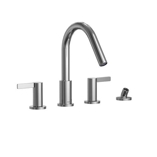 Toto - GF Two-Handle Deck-Mount Roman Tub Filler Trim with Handshower