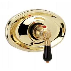 Phylrich - Regent 3/4 Inch Thermostat, Black Onyx Handle - Trim Only