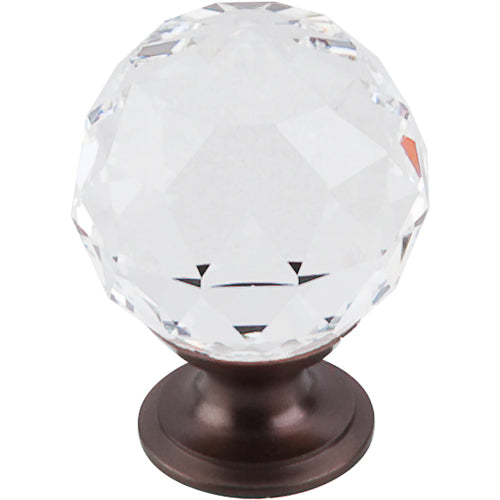 Top Knobs - Clear Crystal 1 3/8 Inch Diameter Round Knob
