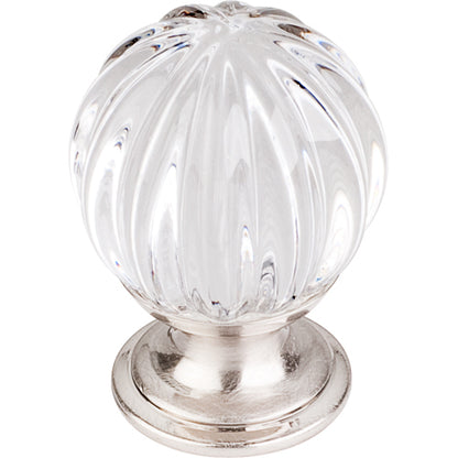 Top Knobs - Clear Melon Crystal 1 1/8 Inch Diameter Round Knob