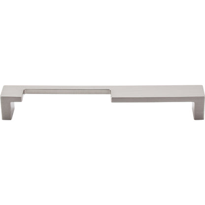 Top Knobs - Modern Metro Notch Pull A 7 Inch Center to Center Bar pull