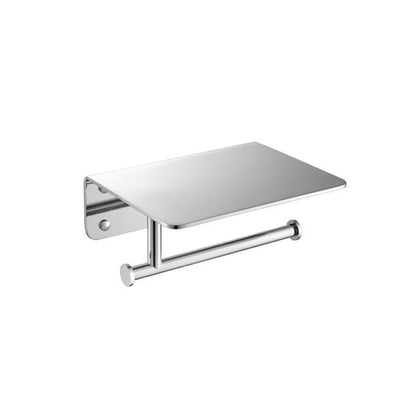 Flusso - Brass Toilet Paper Holder With Cellphone Shelf