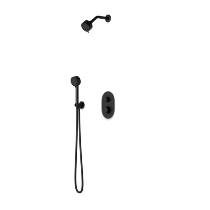 Artos - Opera Thermostatic Shower Trim Kit with Multifunction Shower Head, Hand Shower