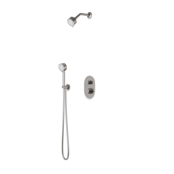Artos - Opera Thermostatic Shower Trim Kit with Multifunction Shower Head, Hand Shower