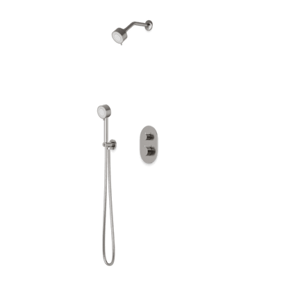 Artos - Opera Thermostatic Shower Trim Kit with Multifunction Shower Head, Hand Shower