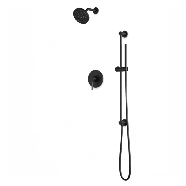 Artos - Opera 2-Way Pressure Balance Shower Trim Kit with Hand Shower on Integrated Slide Bar