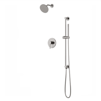 Artos - Opera 2-Way Pressure Balance Shower Trim Kit with Hand Shower on Integrated Slide Bar
