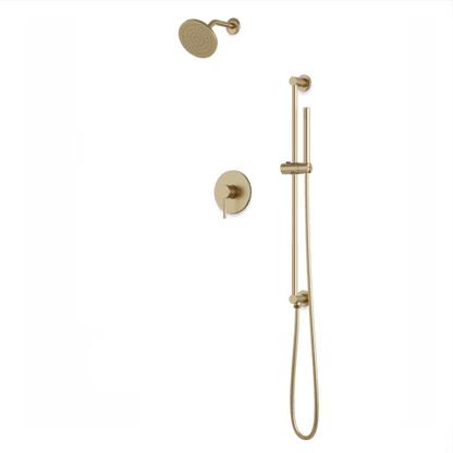Artos - Opera 2-Way Pressure Balance Shower Trim Kit with Hand Shower on Integrated Slide Bar