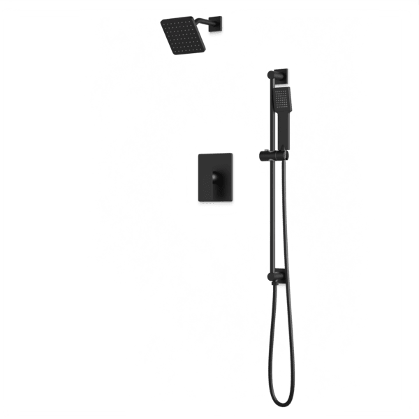Artos - Edge 2-Way Pressure Balance Shower Trim Kit with Hand Shower on Integrated Slide Bar
