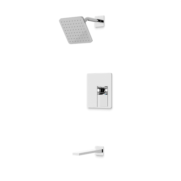 Artos - Edge 2-Way Pressure Balance Shower Trim Kit with Tub Filler