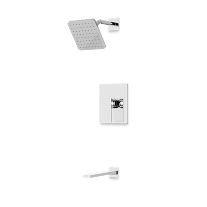 Artos - Edge 2-Way Pressure Balance Shower Trim Kit with Tub Filler
