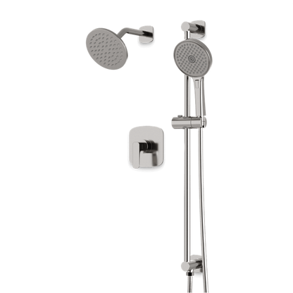 Artos - Harmony 2-Way Pressure Balance Shower Trim Kit with Hand Shower on Integrated Slide Bar