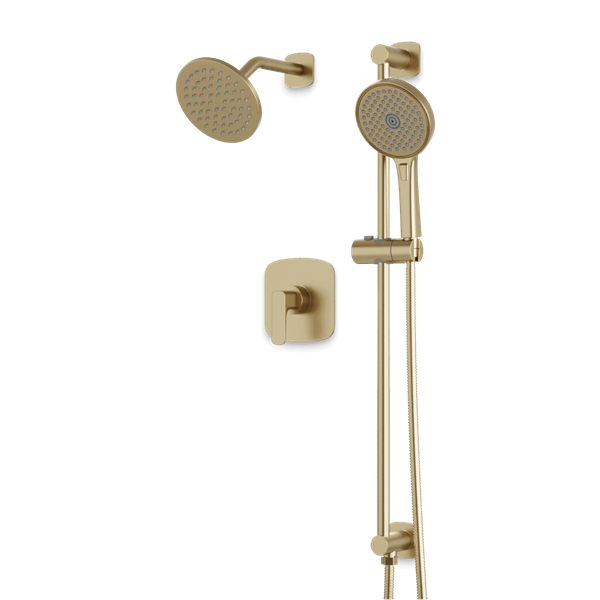 Artos - Harmony 2-Way Pressure Balance Shower Trim Kit with Hand Shower on Integrated Slide Bar