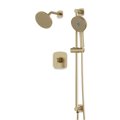 Artos - Harmony 2-Way Pressure Balance Shower Trim Kit with Hand Shower on Integrated Slide Bar