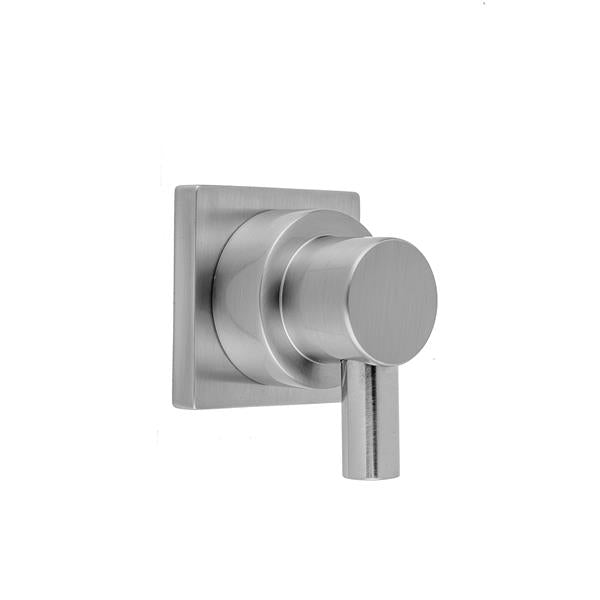 Jaclo - Contempo Short Peg Lever With Square Escutcheon Trim for Exacto Volume Controls and Diverters (J-VC34 / J-VC12 / J-20682 / J-20686 / J-20688)