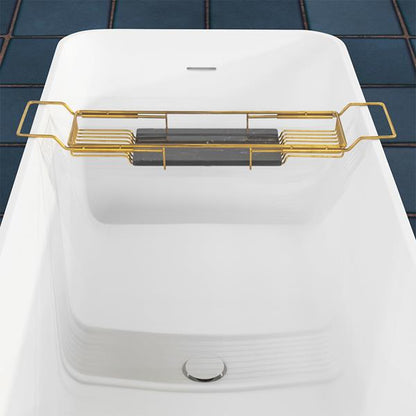 Lacava - Metal Tub Bridge With Adjustable Width And Marble Shelf