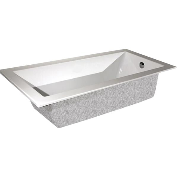 Lacava - Piazza Under-Counter Or Self-Rimming Soaking Bathtub Made Of Lucite Acrylic