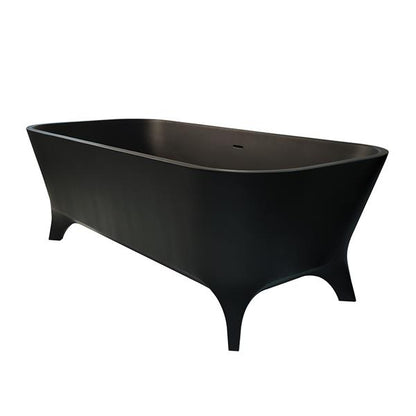 Lacava - Giulia Free-Standing Soaking Bathtub Made Of White Solid Surface