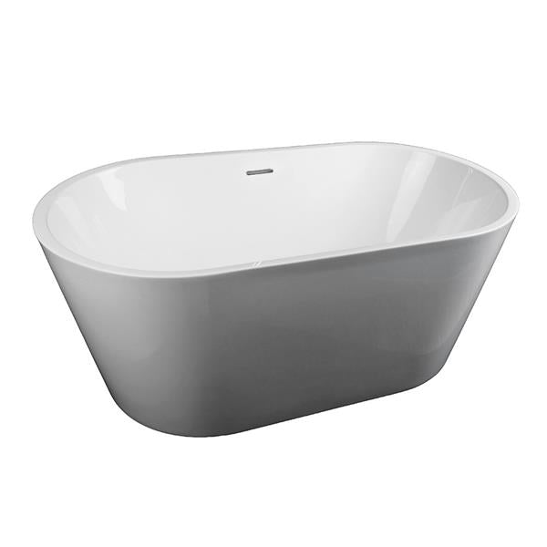 Lacava - Aquatre Free-Standing Soaking Bathtub Made Of Luster White Acrylic