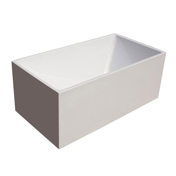 Lacava - Aquasei Free-Standing Soaking Bathtub Made Of Luster White Acrylic