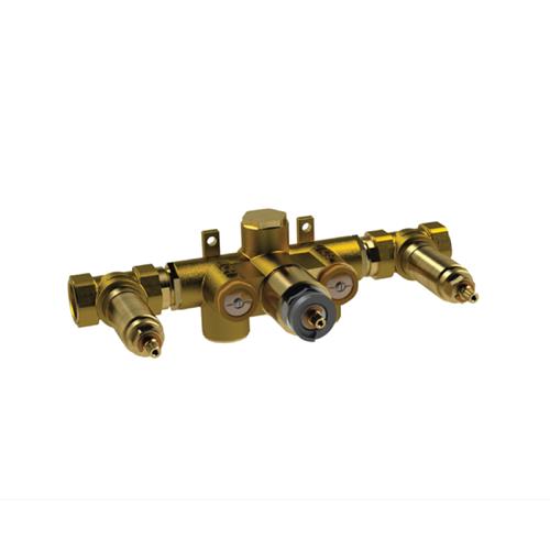 Flusso - 3/4 Inch Thermostatic Valve - 2 Outputs