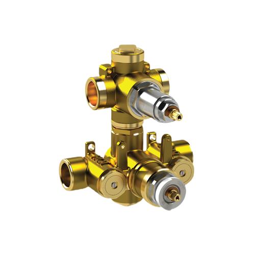 Flusso - 3/4 Inch Thermostatic Valve - 2 Outputs