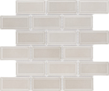 Roca Tile - 2 x 4 Brick Beveled 12 x 12 MosaicMax