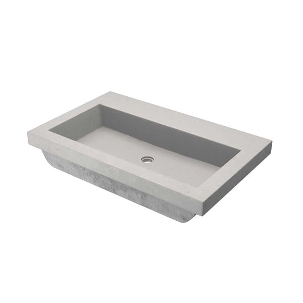 Native Trails - Trough 3019 NativeStone Rectangular Bathroom Sink