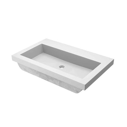 Native Trails - Trough 3019 NativeStone Rectangular Bathroom Sink