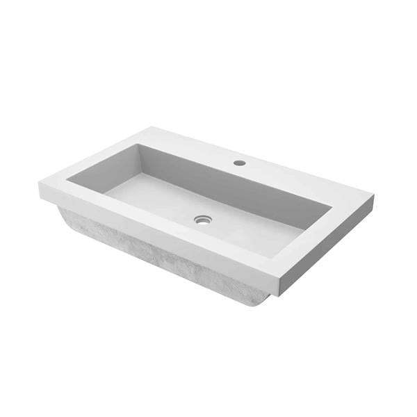 Native Trails - Trough 3019 NativeStone Rectangular Bathroom Sink