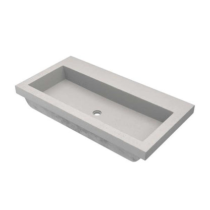 Native Trails - Trough 3619 NativeStone Rectangular Bathroom Sink