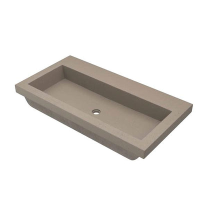 Native Trails - Trough 3619 NativeStone Rectangular Bathroom Sink