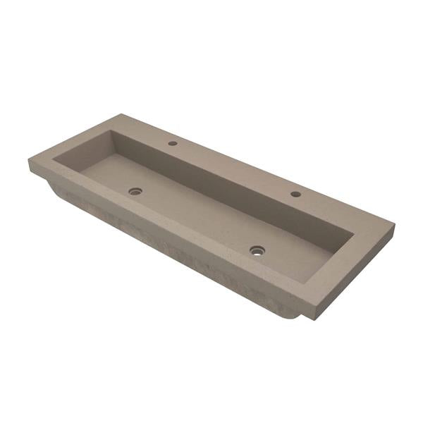 Native Trails - Trough 4819 NativeStone Rectangular Bathroom Sink