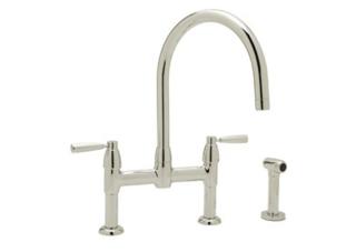 Rohl - Perrin & Rowe Holborn Bridge Kitchen Faucet With C-Spout and Side Spray
