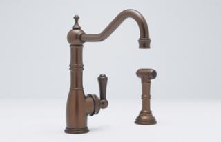 Rohl - Perrin & Rowe Edwardian Kitchen Faucet With Side Spray