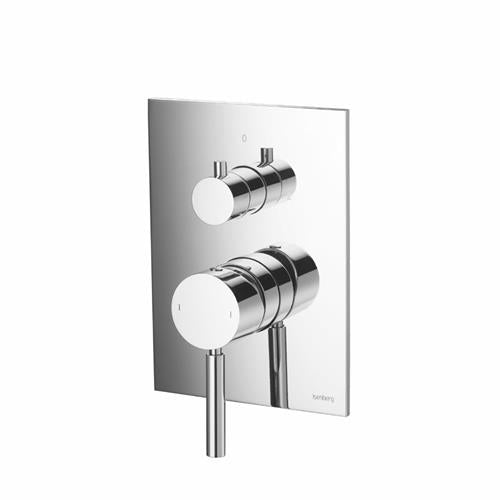 Flusso - Tub / Shower Trim With Pressure Balance Valve - 2-Output
