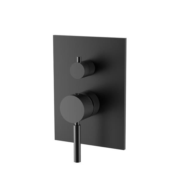Flusso - Tub / Shower Trim With Pressure Balance Valve - 2-Output