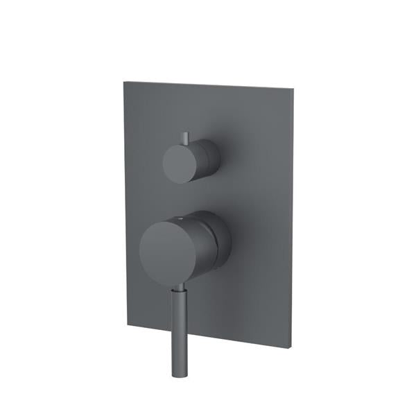 Flusso - Tub / Shower Trim With Pressure Balance Valve - 2-Output