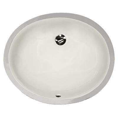 Nantucket Sinks - 13 Inch X 10 Inch Undermount Ceramic Sink In Bisque