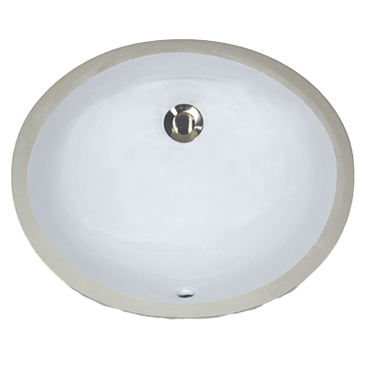 Nantucket Sinks - 13 Inch X 10 Inch Undermount Ceramic Sink In White