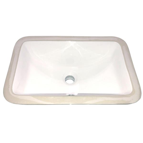 Nantucket Sinks - Undermount Ceramic Sink In White