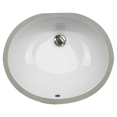 Nantucket Sinks - 17 Inch X 14 Inch Undermount Ceramic Sink In White