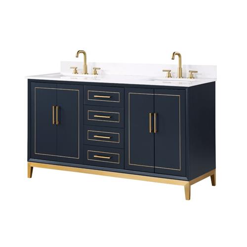 Bemma - Gracie 60 Inch Bathroom Vanity with Top and Sink