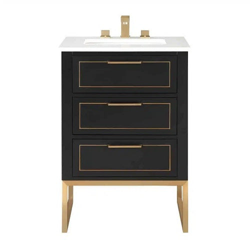 Bemma - Markham 24 Inch Bathroom Vanity with Top and Sink